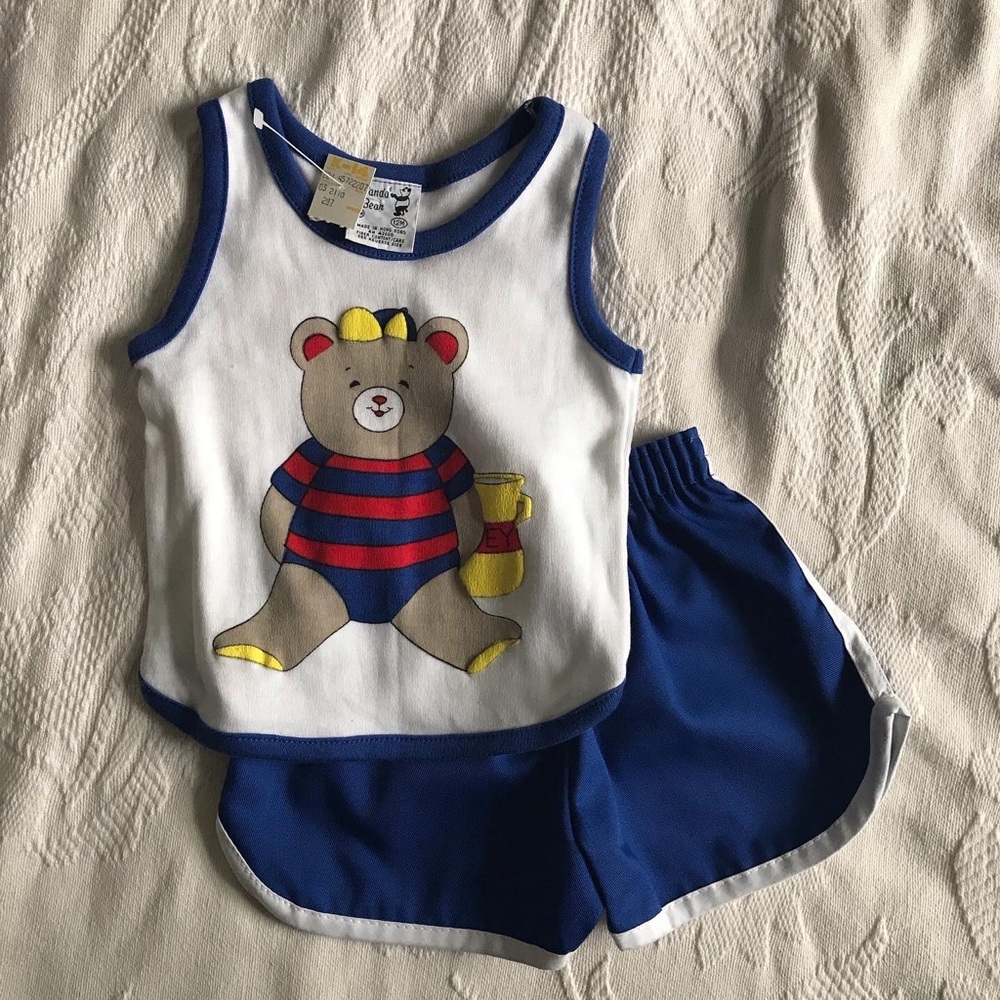 Deadstock vintage honey bear set